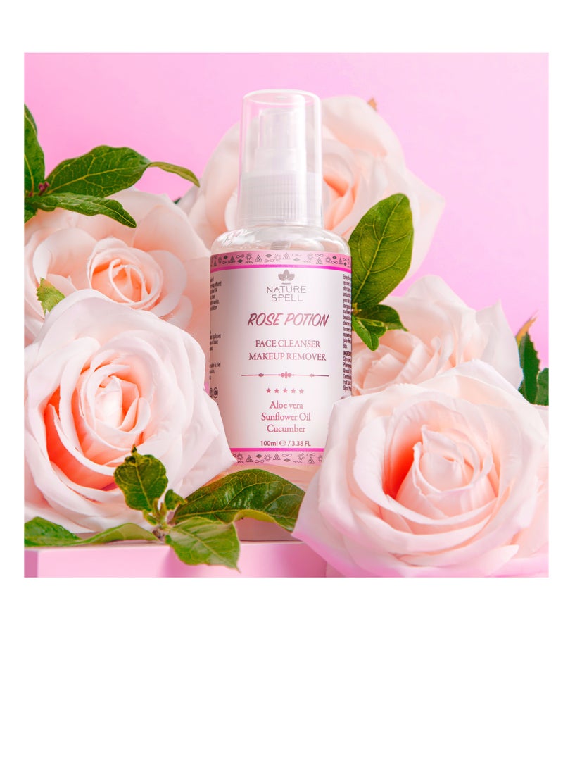 Nature Spell Moisturizing Face Wash and Make-up Remover with Cucumber and Aloe Vera 100ml  - Image 2