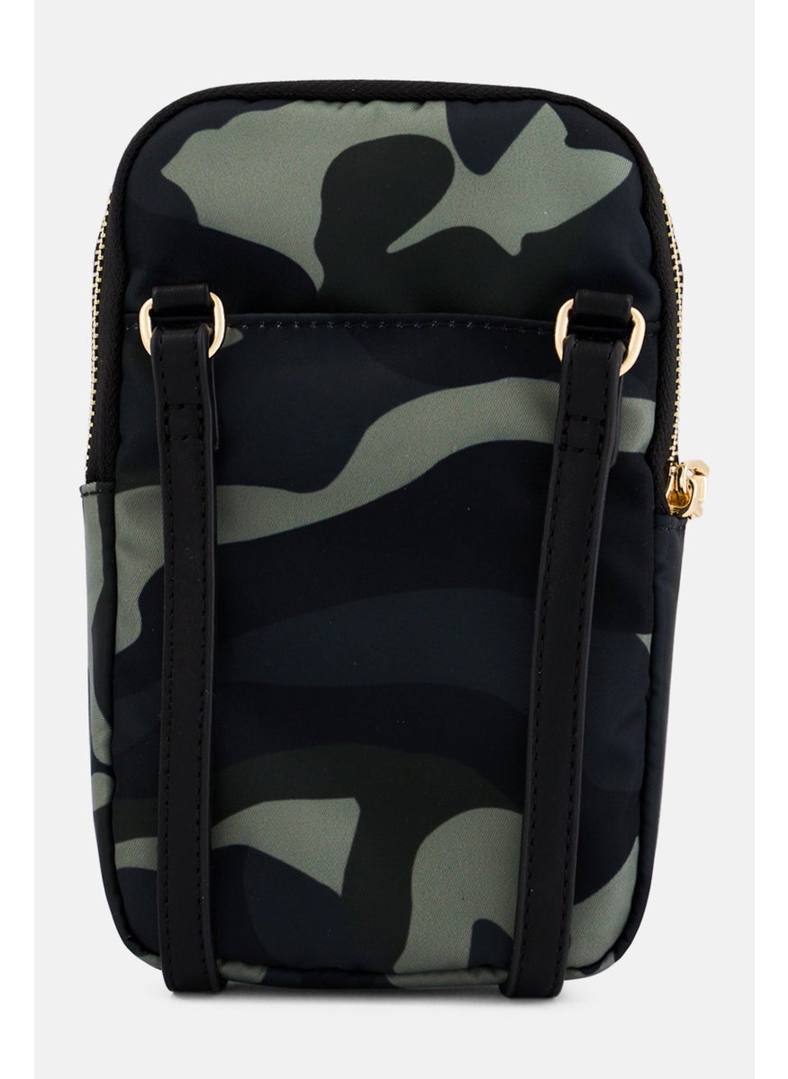 Sol and Selene - Women Brand Logo Cross Body Bag 23 H x 16 L x 4 W cm, Olive - Image 1