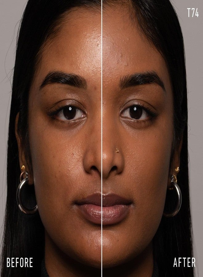 KVD Beauty Good Apple Non-Comedogenic Full-Coverage Serum Foundation Tan 074 - Image 3