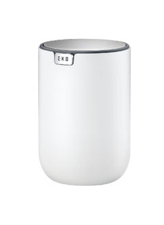EKO Fandy Swing Top Lid Table Bin White 1.5 L EK9206P-1.5L-WH 