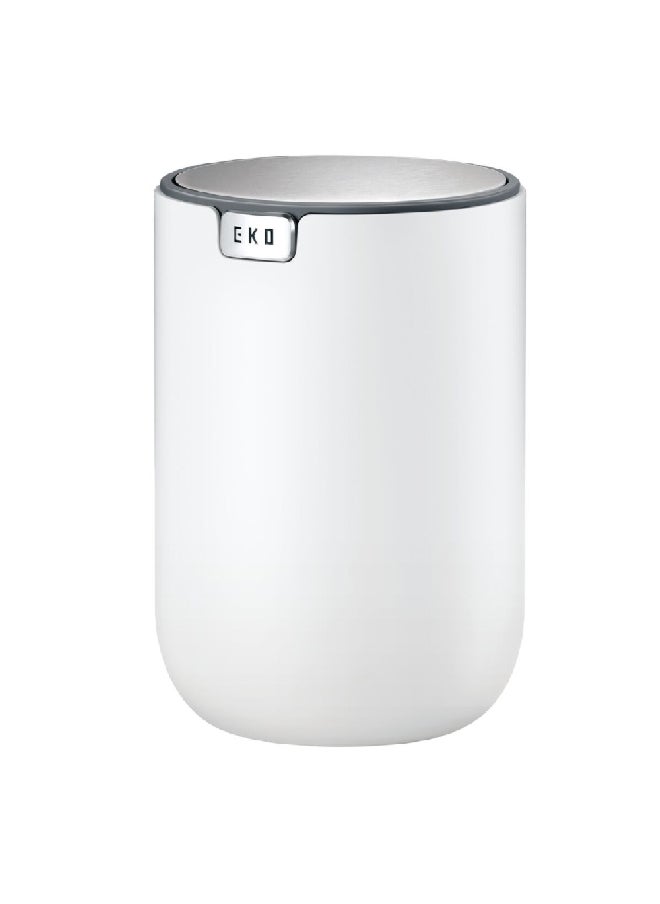 EKO - Fandy Swing Top Lid Table Bin White 1.5 L EK9206P-1.5L-WH - Image 1