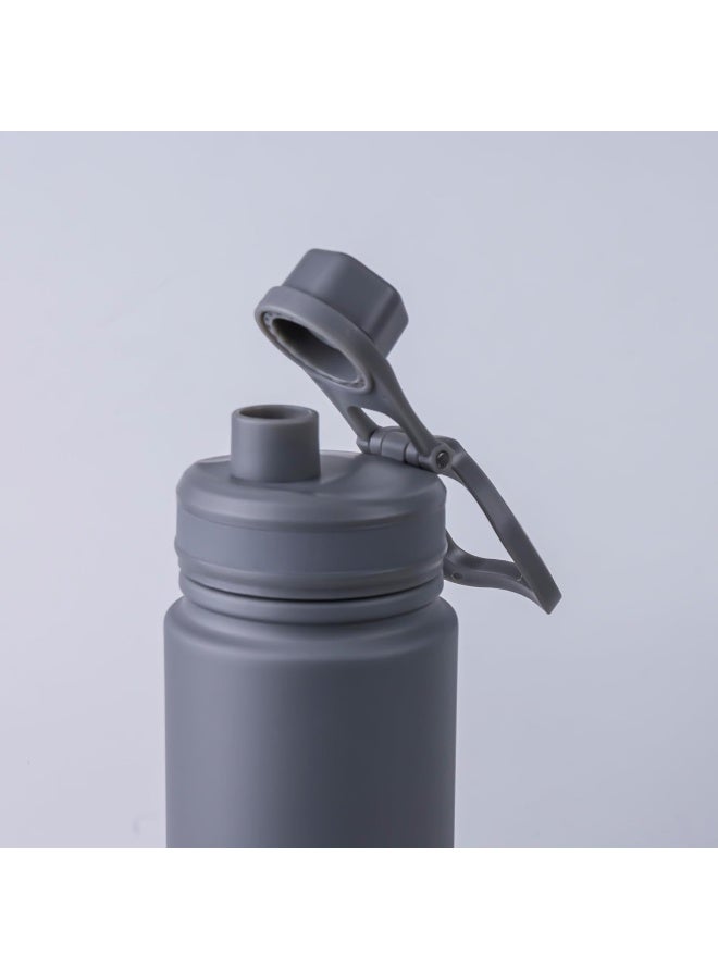 Nessan 723Ml Travel Flask – Double Wall Insulated Stainless Steel Vacuum Bottle For Hot And Cold Beverages - Grey - Image 2