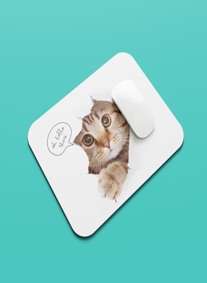 Premium Mouse Pad with Non Slip Back Side and High Precision Control for Office and Gaming (Cat) - Image 5
