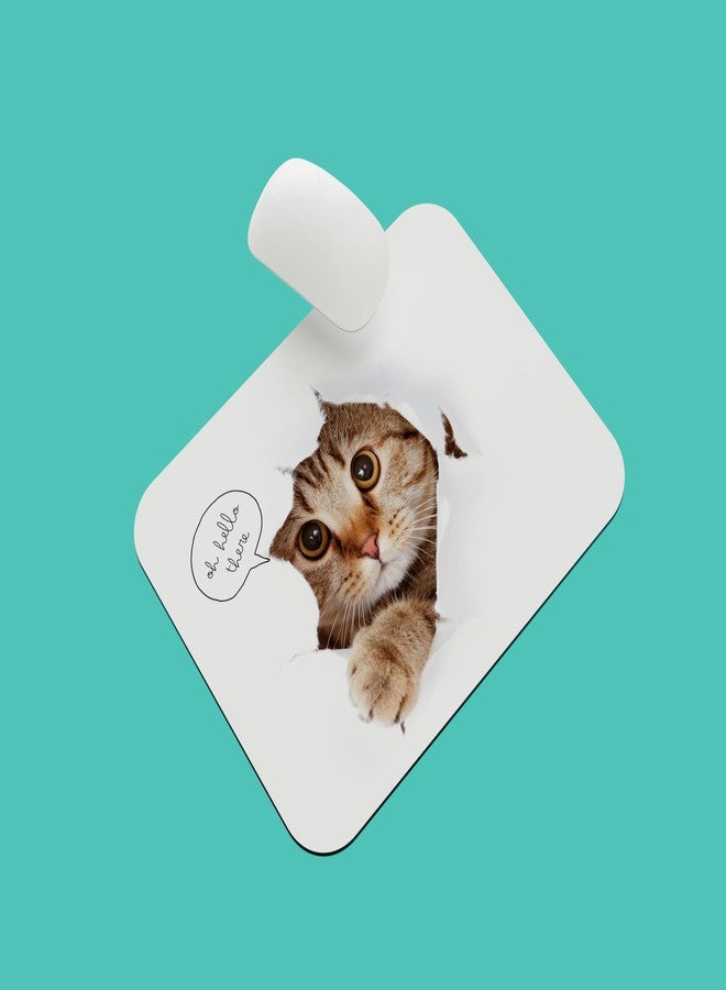 Premium Mouse Pad with Non Slip Back Side and High Precision Control for Office and Gaming (Cat) - Image 3