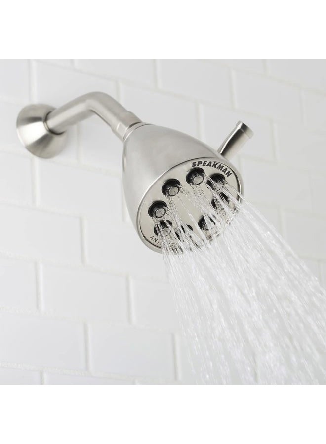 Speakman S-2251-BN Signature Icon Anystream High Pressure Adjustable Solid Brass Shower Head, Brushed Nickel - Image 3