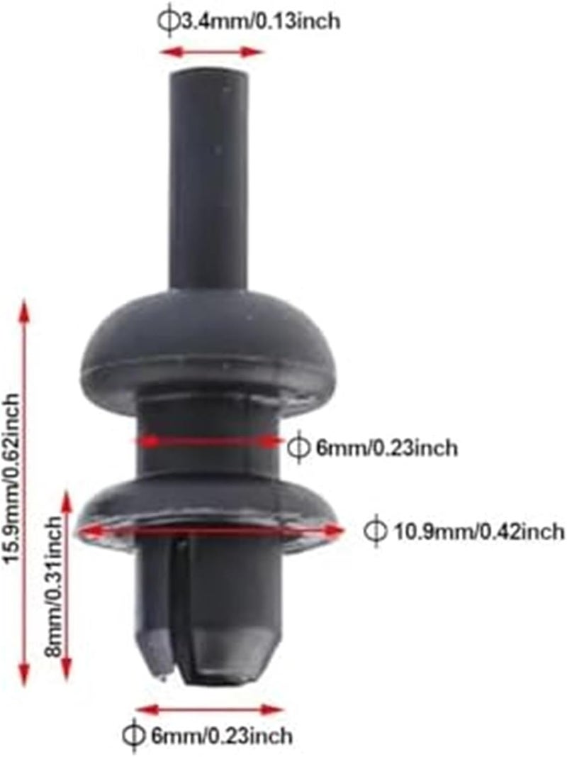 Vuzmode Rear Parcel Shelf String Clips - 4pcs - Image 5