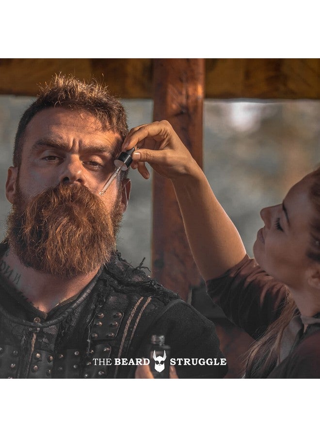 The Beard Struggle Day Liquid Tonic Beard Oilsilver Collection (Viking Storm)Beard Oil For Menmoisturize Softens Hair Reduces Itchday Time Beard Growth Oil (1 Fl Oz) - Image 5