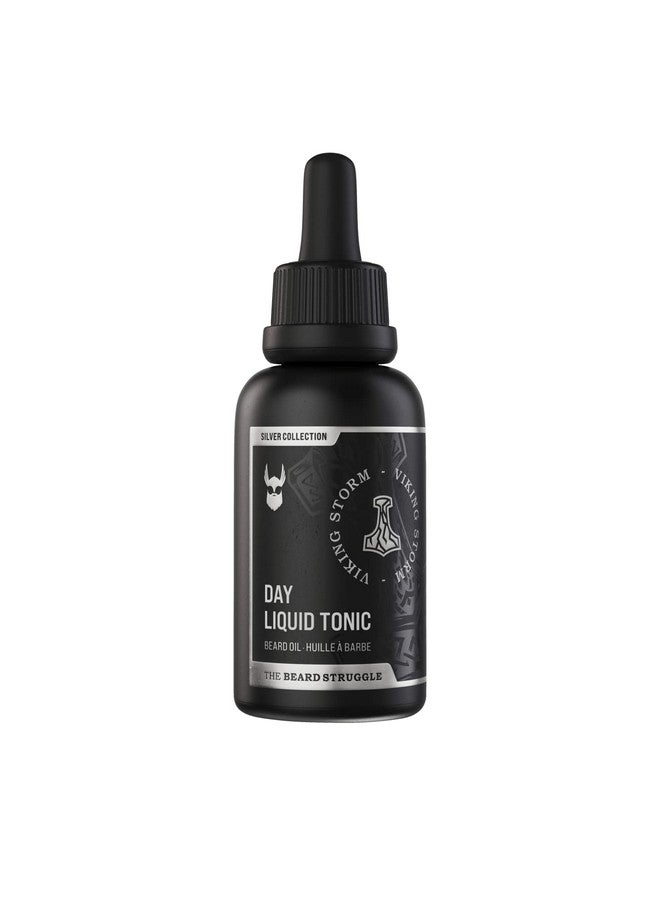 The Beard Struggle Day Liquid Tonic Beard Oilsilver Collection (Viking Storm)Beard Oil For Menmoisturize Softens Hair Reduces Itchday Time Beard Growth Oil (1 Fl Oz) - Image 1