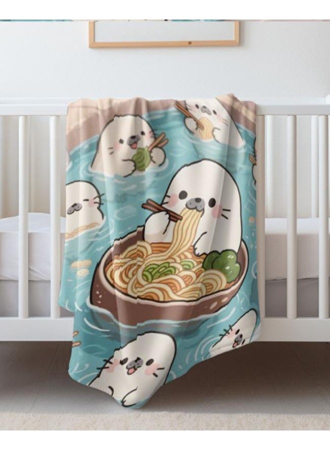 عام بطانية رقيقة من الفانيلا الكرتونية للأطفال والرضع (دافئة ومريحة، ومناسبة للنوم والألعاب) 70 سم * 100 سم - Image 3