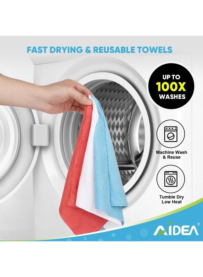 cleany genie 30pcs Microfiber Cloth Tear A Towel Grey - Image 5