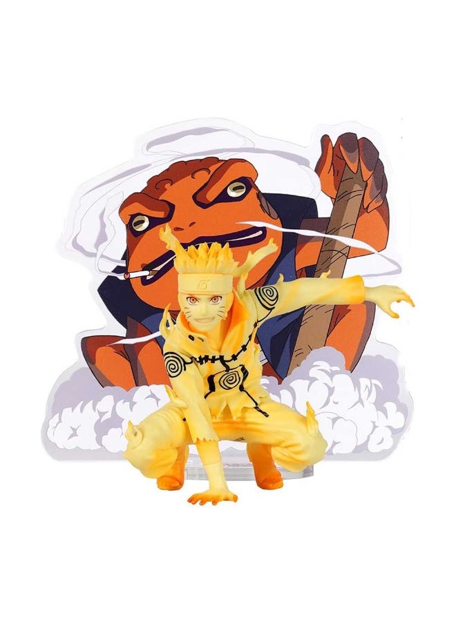 Banpresto - Banpresto Naruto Shippuden Six Paths Sage Mode Panel Spectacle Naruto Uzumaki Figure (9 cm) - Image 1