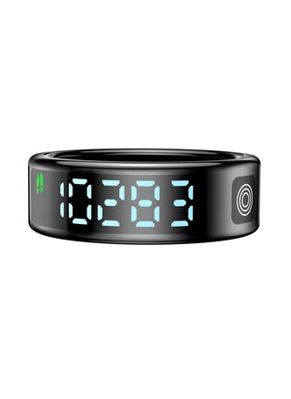 Black - FitSync Smart Ring - Ring Size 10