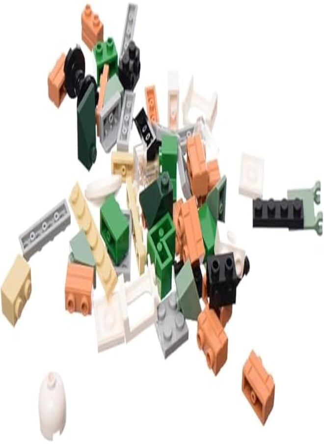 Plastic Building Blocks Toy Designed With Coffee Shaped Add More Fun And Perfect Developing Imagination And Manual Dexterity For Children - Multi Color 