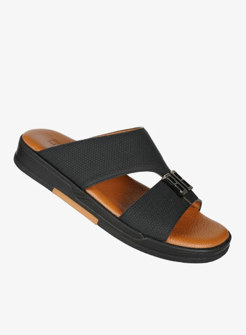 008-3403 Barjeel Uno Men Arabic Sandals BJM 16 Black