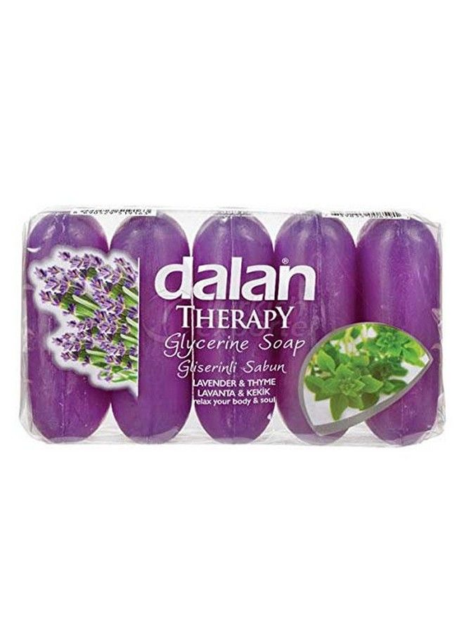 Dalan Therapy Glycerine Soap Lavendar & Thyme (70 G X 5). Mfg & Imp From Turkey. E.U. - Image 1