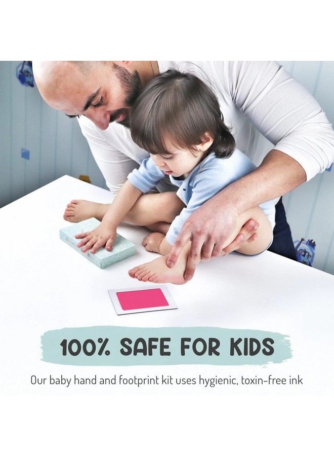 Forever Fun Times Notouch Inkless Baby Hand And Footprint Kit ; Painless Perfect Prints Without A Drop Of Ink On Your Child ; Quick And Easy Twostep Inkless Print Kit ; Baby Safe Ink Pad (Black (Updated) 2 Pads) - Image 4