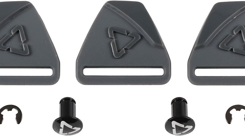 LEATT Dual Axis Knee Guard Replacement Buckles & Bolt Pack Black - Image 3