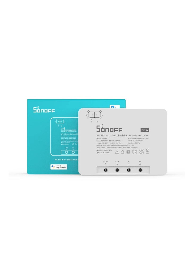 SONOFF - SONOFF POWR3 High Power Smart Switch - Image 1