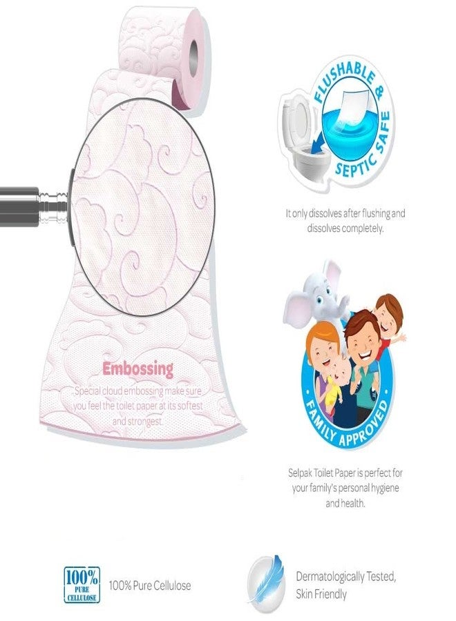 SELPAK Extra Toilet Roll 3ply 4roll/pack with Odour Clean Technology - Image 2