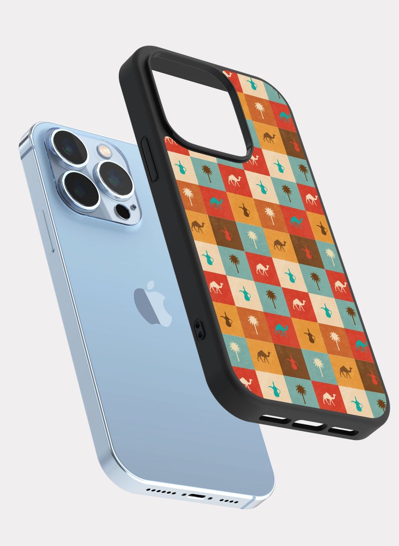 بكسلات كفر ايفون 13 برو نمط سعودي متعدد الالوان - Image 2