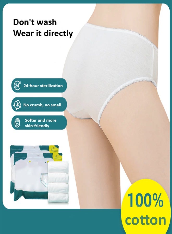fashionhome Ergonomic Design Comfortable High Elastic Individually Wrapped 100% Cotton Sterilized Large Size Women Underwear  - Image 5