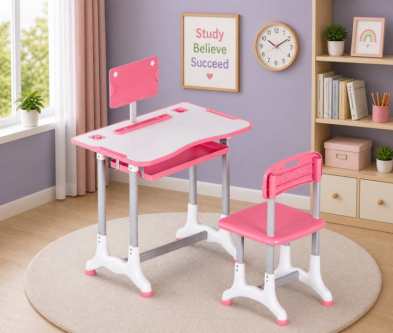 Funz Educational children's desk consisting of a study table and chair ( Light not included ) - Image 1