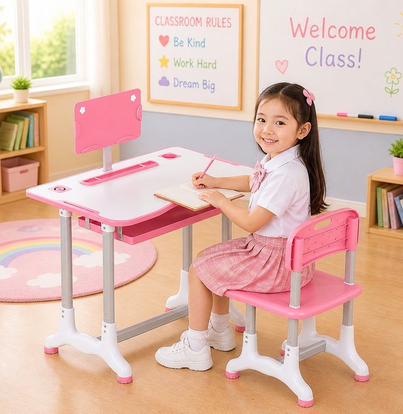 Funz Educational children's desk consisting of a study table and chair ( Light not included ) - Image 3