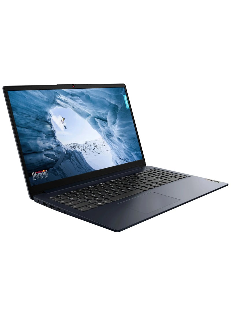 Lenovo Ideapad 1 Laptop With 15.6-Inch FHD Touch Screen Display, Ryzen 5 7520U Processor/8GB RAM/256GB SSD/AMD Radeon Graphics/Windows 11 Home English Abyss Blue - Image 3
