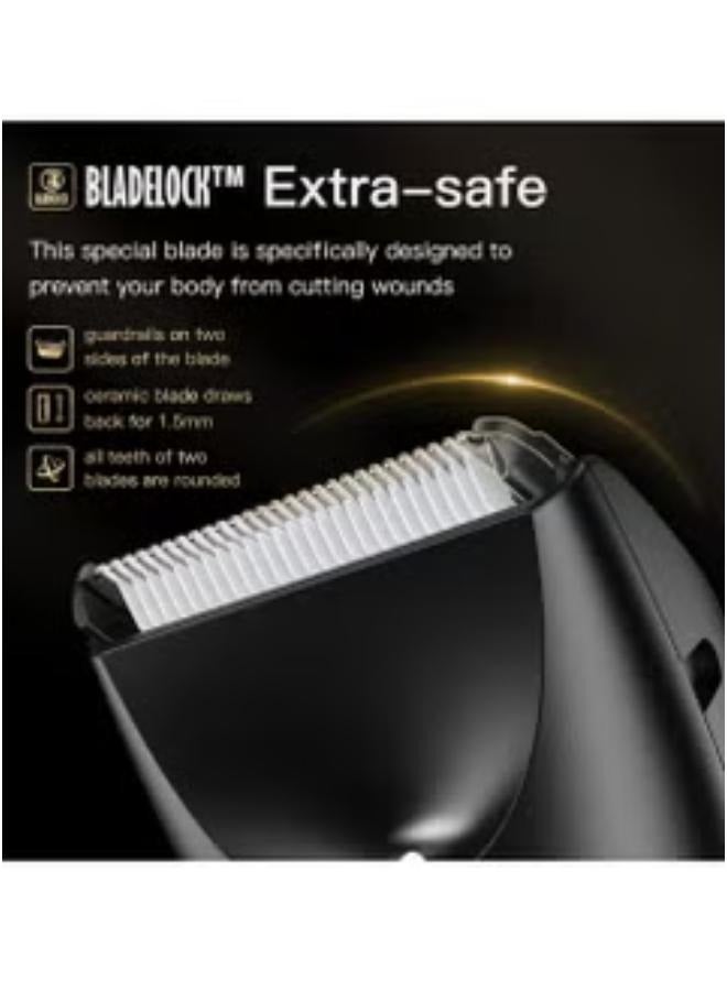 Denx Professional under belt trimmer, compact hair clipper, easy hair trimming, waterproof - Image 3