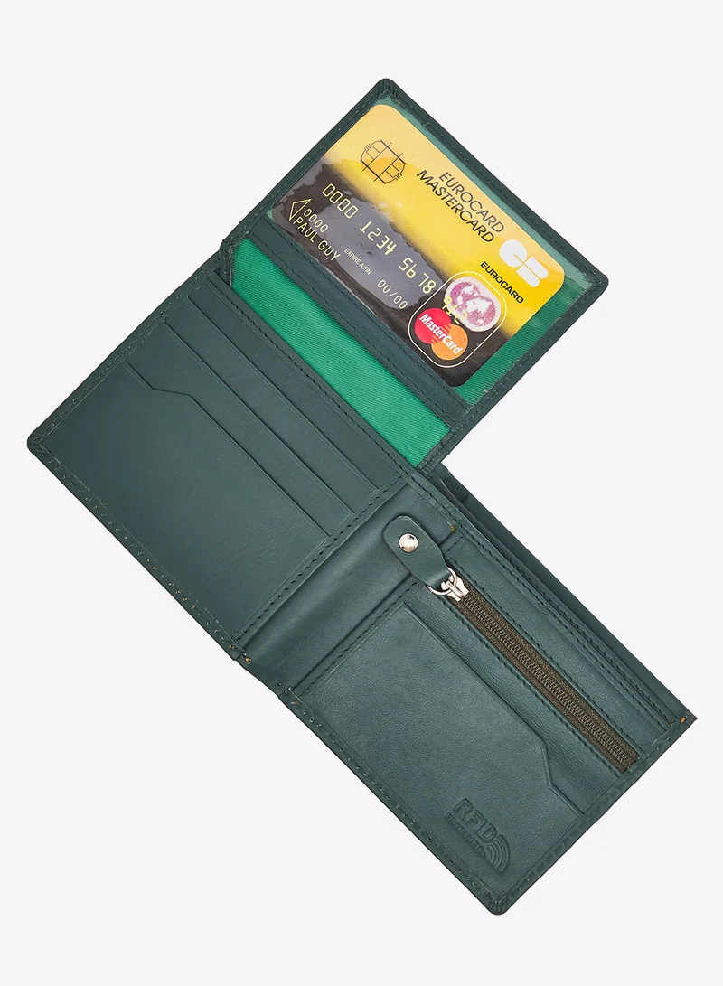 روبرت وود محفظة جلدية قابلة للطي بشعار حصان