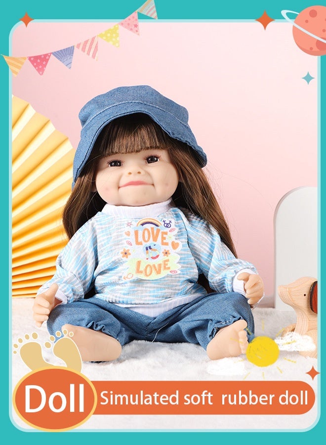 Baby doll, lifelike baby doll - A lifelike baby doll crafted from soft silicone material, 3D simulated series baby doll, suitable for all age groups. - Image 4