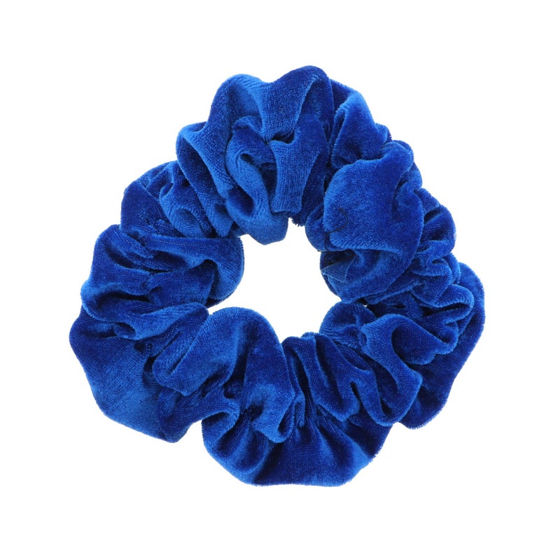 Motique Accessories Jumbo Velvet Scrunchy Royal