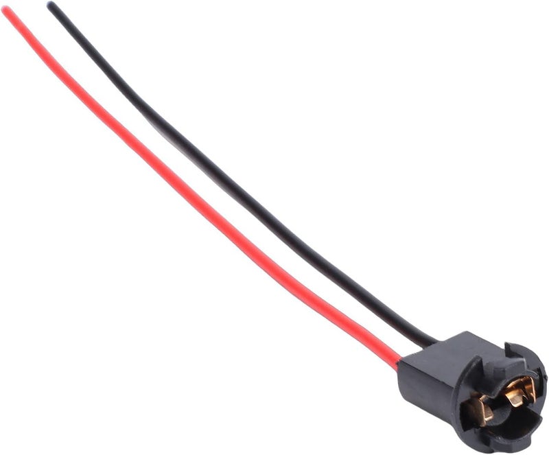 Harness Socket, Female Extension Wire Harness Adapter for T10 LED Bulbs, Durable Pre Wired Sockets for 168 175 194 Bulbs Compatible with Various - Image 2