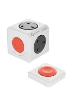 Allocacoc PowerCube Original Remote Set 4 Sockets Grey  - Image 1