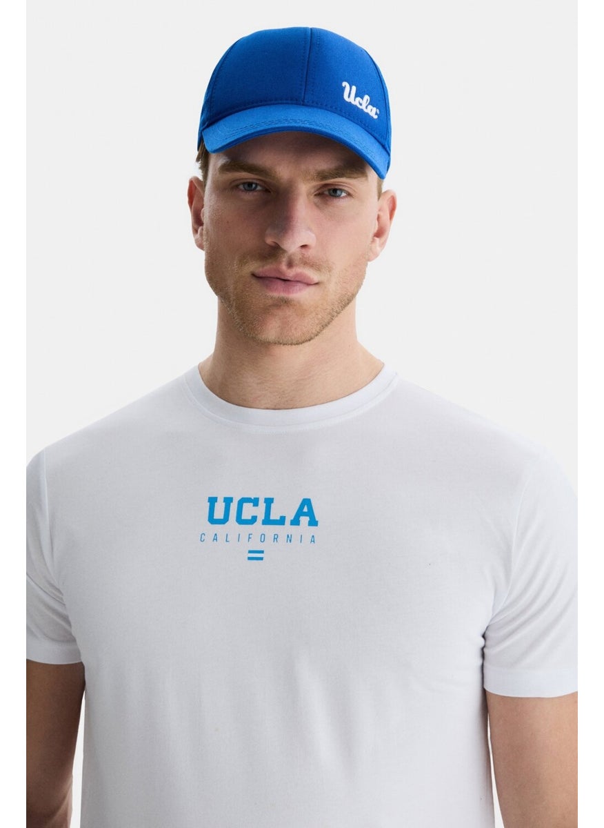 UCLA تي شيرت رجالي قياسي الشكل طراز شيرمان الأبيض ذو الرقبة المستديرة مطبوع  - Image 4