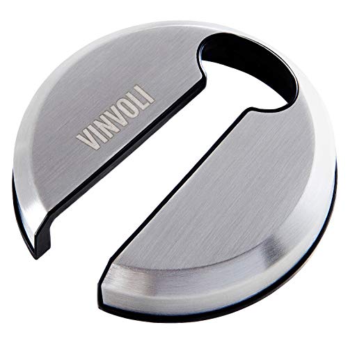 VINVOLI Wine Foil Cutter - Luxury Stainless Steel Wine Foil Cutter Tool - Foil Cutter for Wine Bottles - Wine Cutter Foil Opener Neck Label Remover - Wine Top Seal Cutter - Wine Bottle Foil Cutter - Image 1