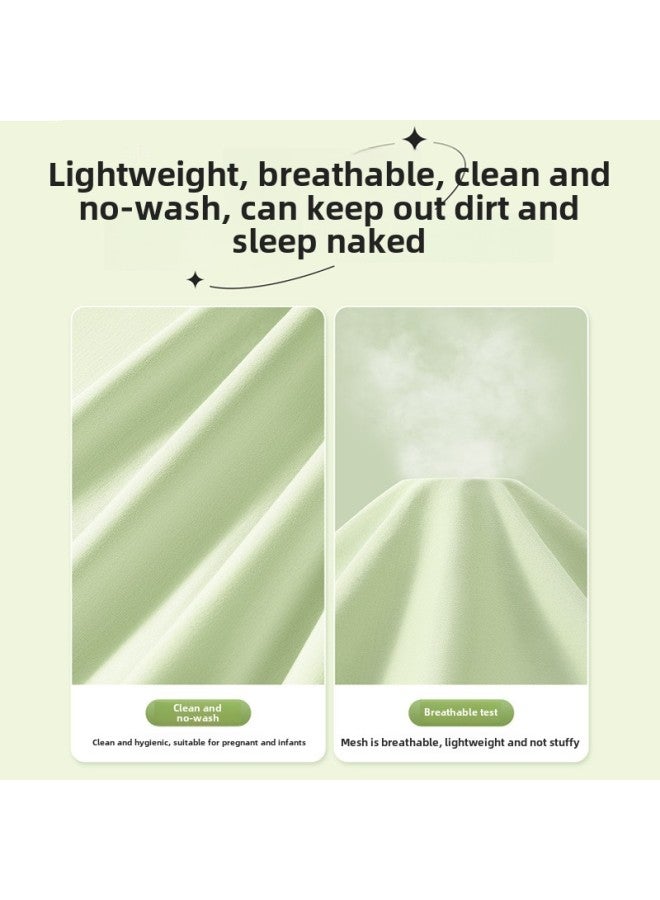 Disposable Bed Sheet Four-piece Hotel Supplies Travel Portable Double Cotton Disposable Bedding Pillowcase Quilt Cover-Color:Sterilized Pillowcase-Specifications:Set/single Piece  - Image 5