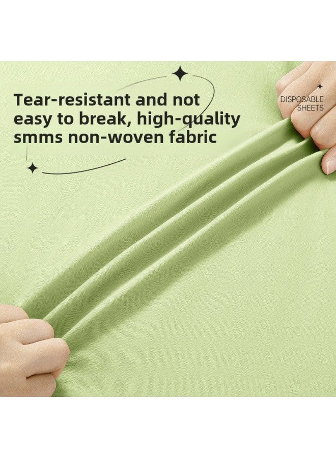 Disposable Bed Sheet Four-piece Hotel Supplies Travel Portable Double Cotton Disposable Bedding Pillowcase Quilt Cover-Color:Sterilized Pillowcase-Specifications:Set/single Piece  - Image 4