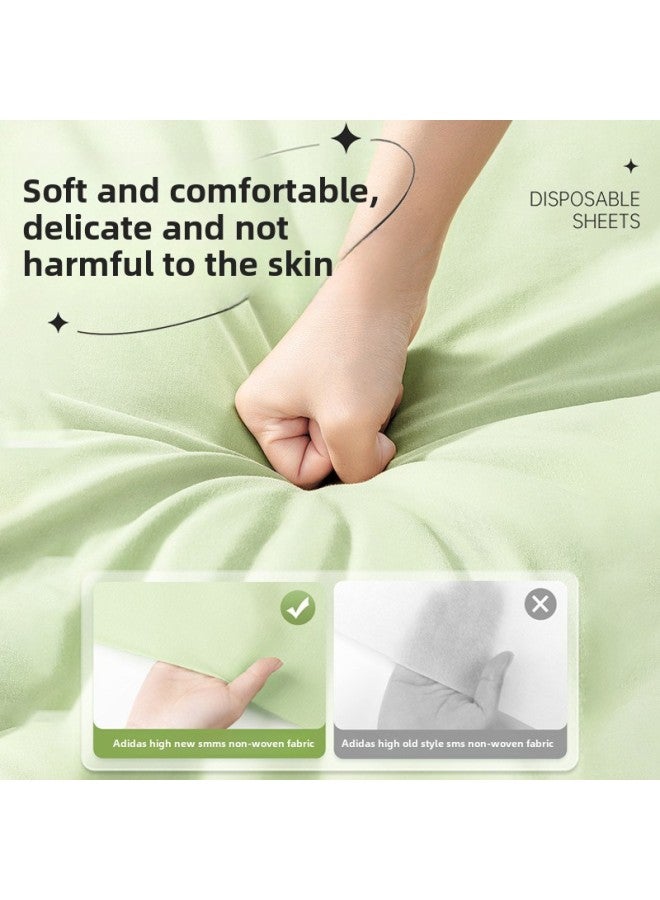 Disposable Bed Sheet Four-piece Hotel Supplies Travel Portable Double Cotton Disposable Bedding Pillowcase Quilt Cover-Color:Sterilized Pillowcase-Specifications:Set/single Piece  - Image 3