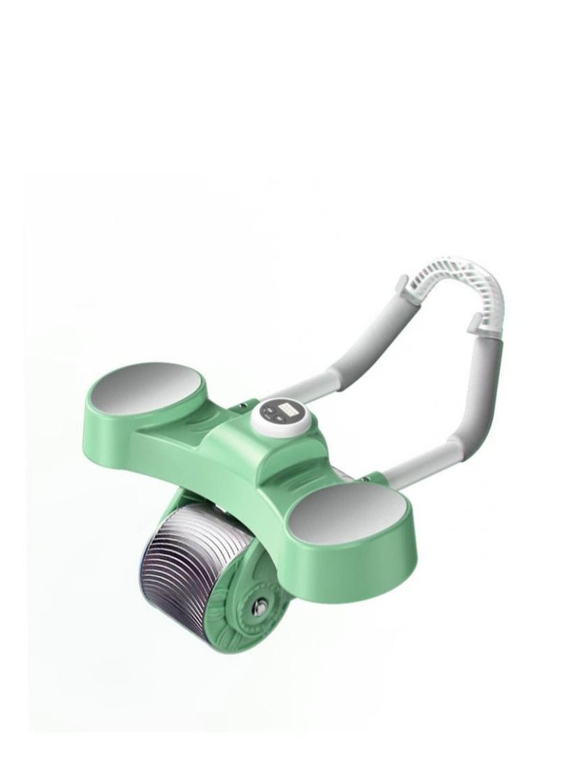 Y&D 2 and 1 Smart Ab Wheel Built-in Chip Accurate Recording  Automatic Rebound Abs Workout Equipment Good Stability Free Thickened Pads Not Hurting the Knees - Image 1