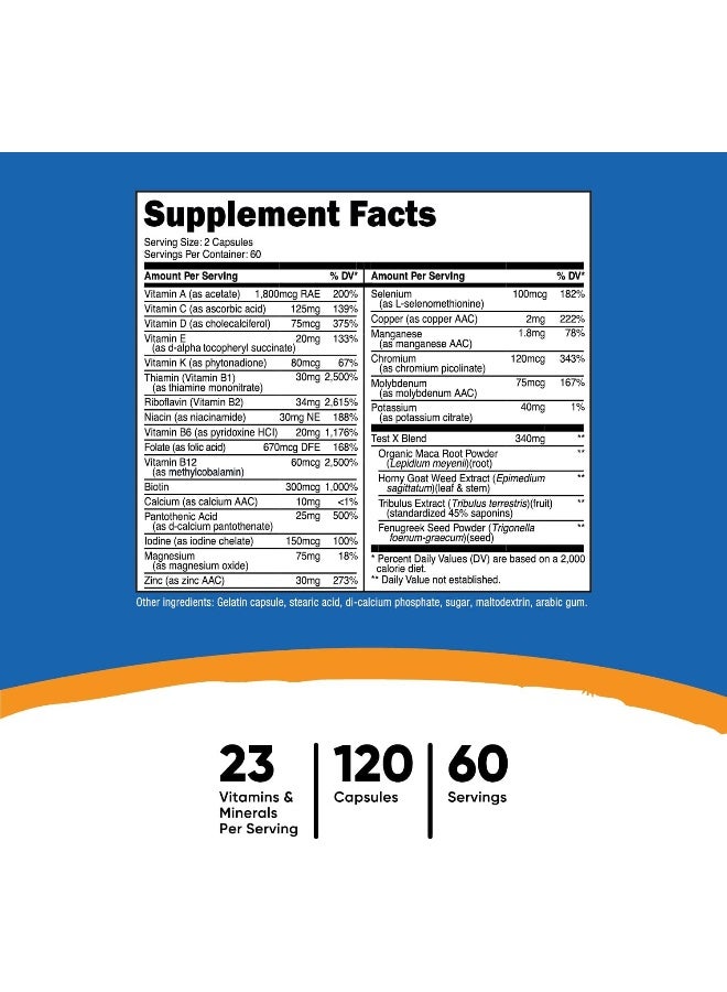Nutricost Multivitamin For Men 1 Bottle - Image 2