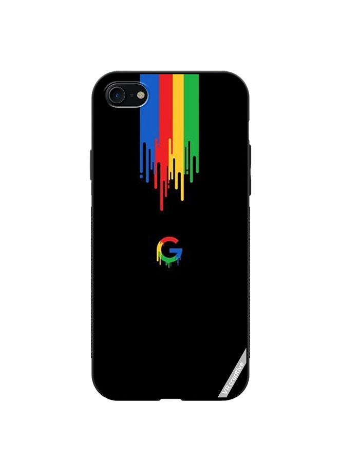 VR CREATIVE Protective Case Cover For Apple iPhone SE (2022) Google Design Multicolour - Image 1