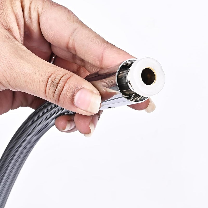 Prem's موصل خرطوم ثقيل لتحمل الضغط العالي/دش يدوي، أنبوب صنبور صحي، غسالة، خرطوم مرن، سلك فولاذي مقاوم للصدأ، أنبوب اتصال DIY - Image 2