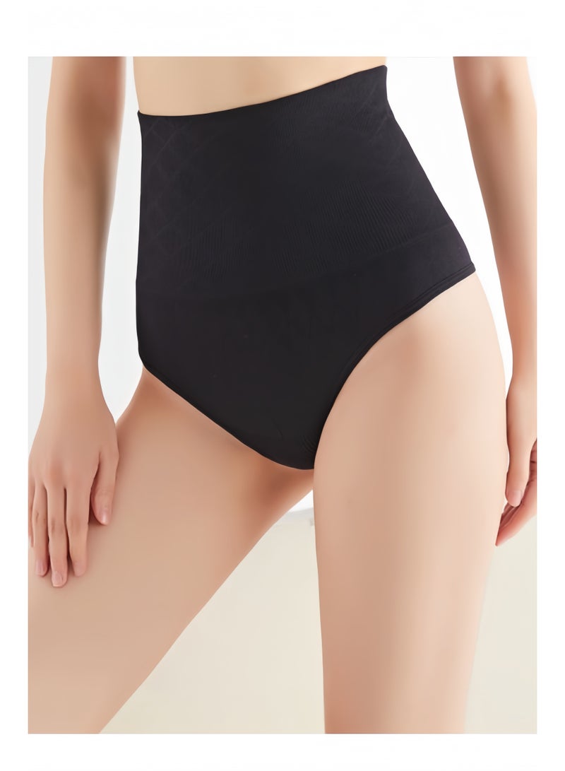 ريوكل بنطلون قصير للنساء بنطلون بطن عالي الخصر للنساء بنطلون بطن عالي الخصر للنساء بنطلون للتحكم في البطن لتخسيس الفخذين بتقنية رفع يوجا رياضي للرقص الهذيان أسود - Image 2