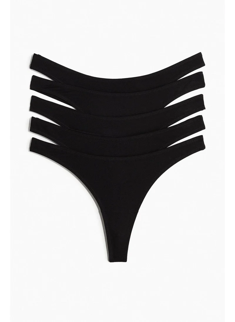 اتش اند ام 5-pack cotton thong briefs