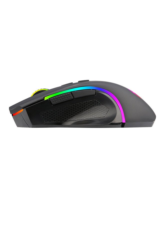 Redragon M602 Griffin RGB Gaming Mouse,RGB Spectrum Backlit Ergonomic Mouse With 7 Programmable Backlight Modes Up To 7200 DPI For Windows PC Gamers (Wireless) - Image 2