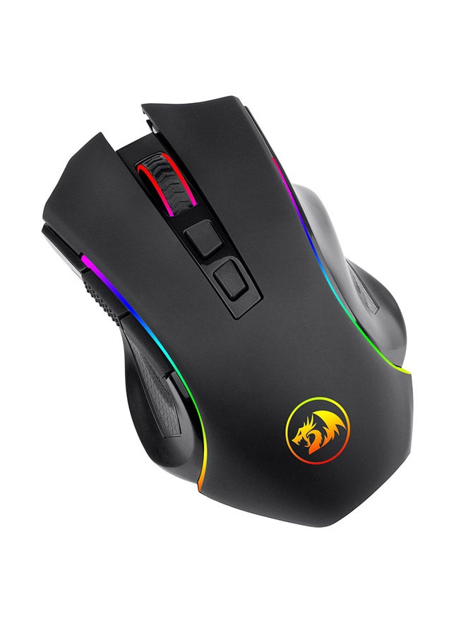 Redragon M602 Griffin RGB Gaming Mouse,RGB Spectrum Backlit Ergonomic Mouse With 7 Programmable Backlight Modes Up To 7200 DPI For Windows PC Gamers (Wireless) - Image 3