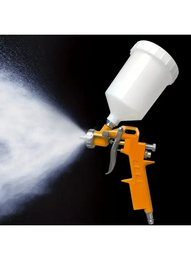 1 5mm Yellow Pneumatic Spray Gun Airbrush Sprayer 600CC Metal Paint Heavy Duty Automotive Tool - Image 5