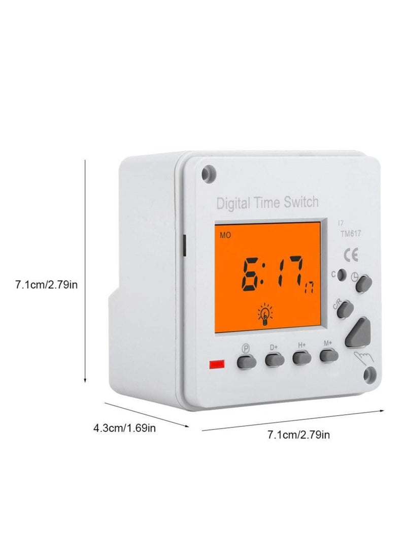 KASTWAVE - Digital Timer Electric Programmable Smart Control Switch Timer with Backlight Display for Household Appliance Advertising Board Road Lamp Neon Light(220v)… - Image 1