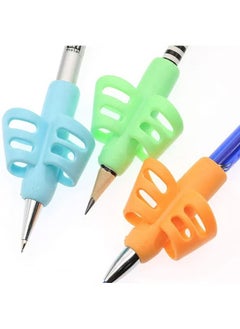 ORiTi ORiTi 3-Piece Adorable Silicone Ring Pencil Grips Set Multicolour  - Image 2